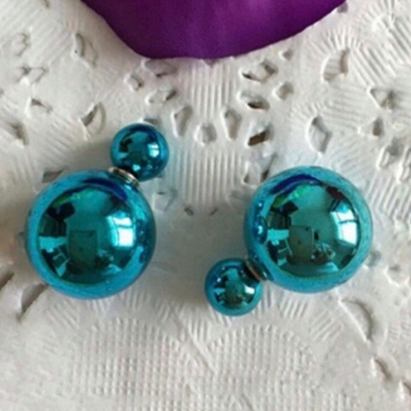 Double stud earrings NEW - Picture 1 of 2